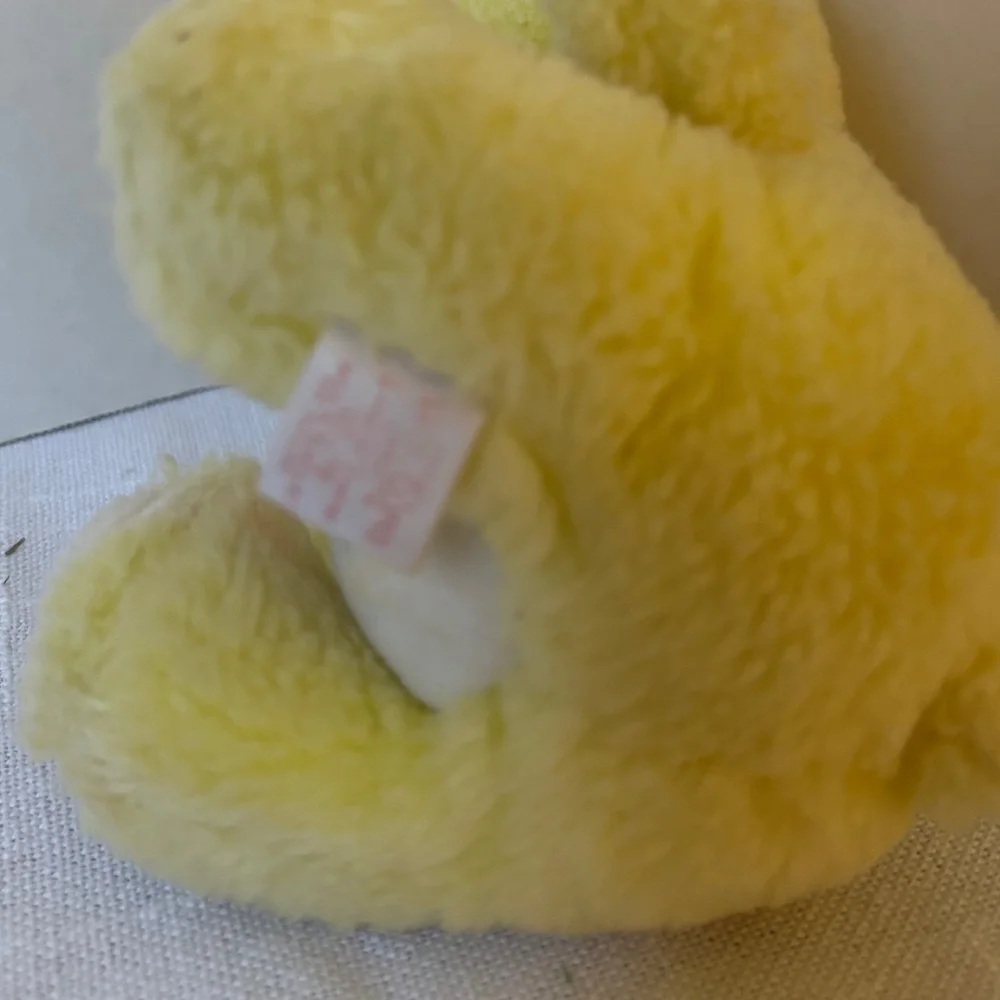 Kenner 1983 Vintage Yellow Mini Care Bear Stuffed Animal Toy Plush Original - Picture 5 of 7